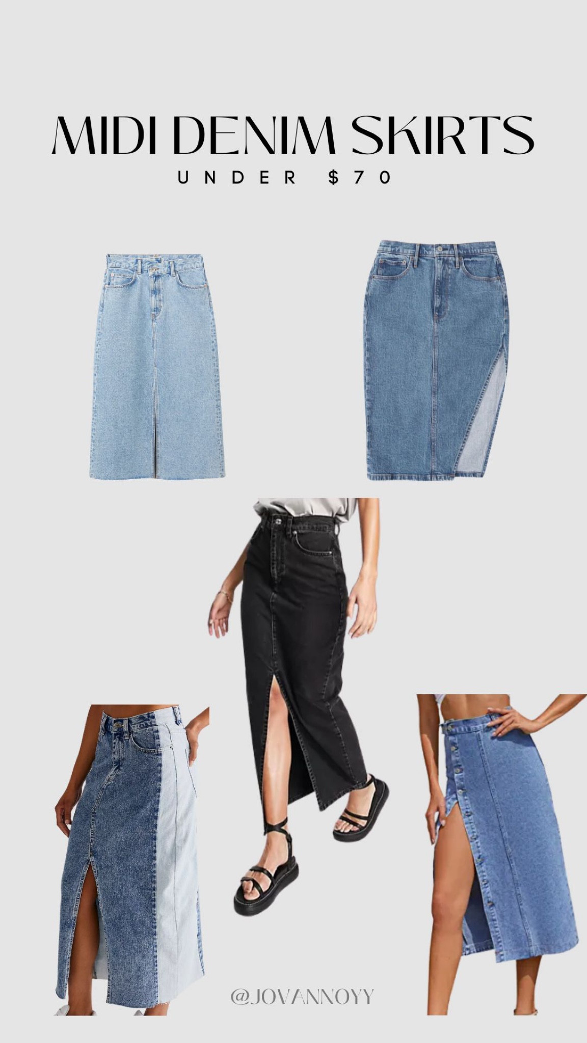 Under $70 midi denim skirt roundup 

#LTKfit #LTKSeasonal #LTKstyletip