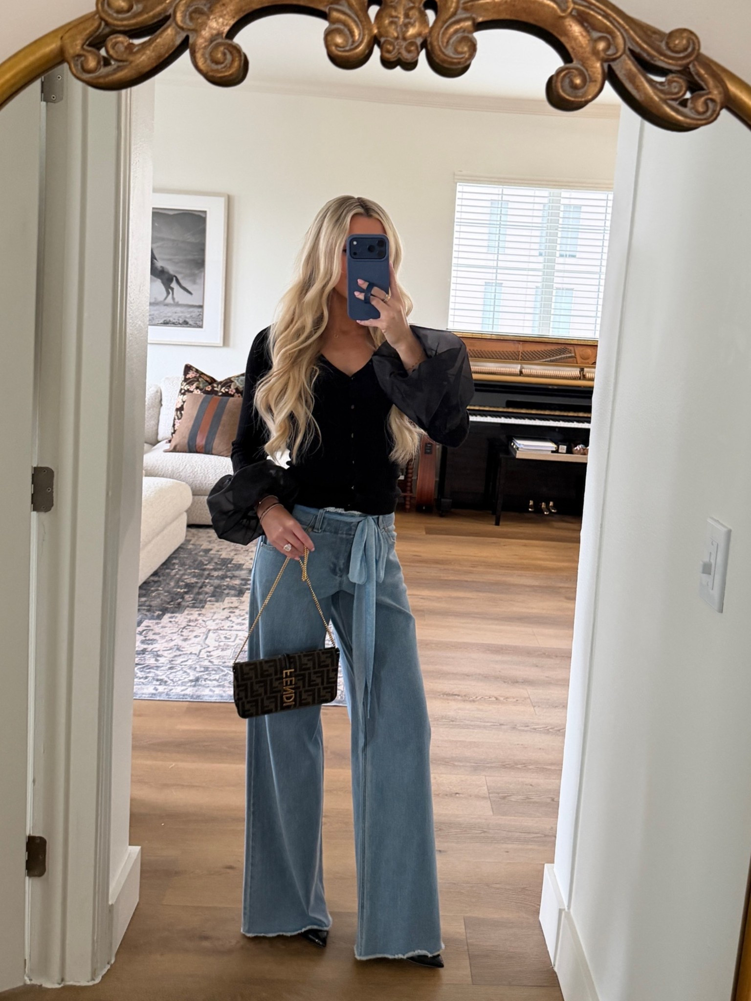 GNO OOTN 🖤 Cutie sweater is on major sale!

#LTKootd #LTKSaleAlert