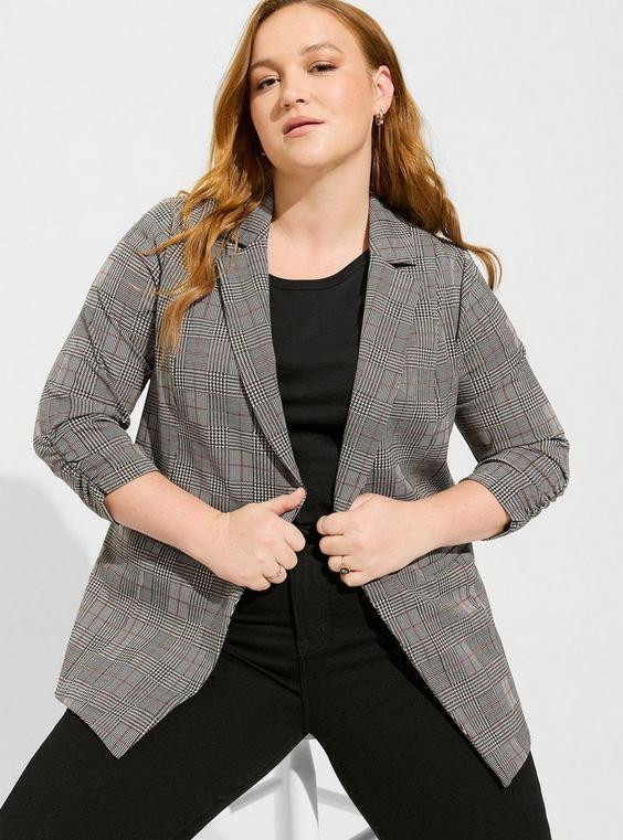 Parker Studio Double Knit Blazer | Torrid (US & Canada)