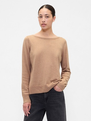 Relaxed Boatneck Sweater | Gap Factory