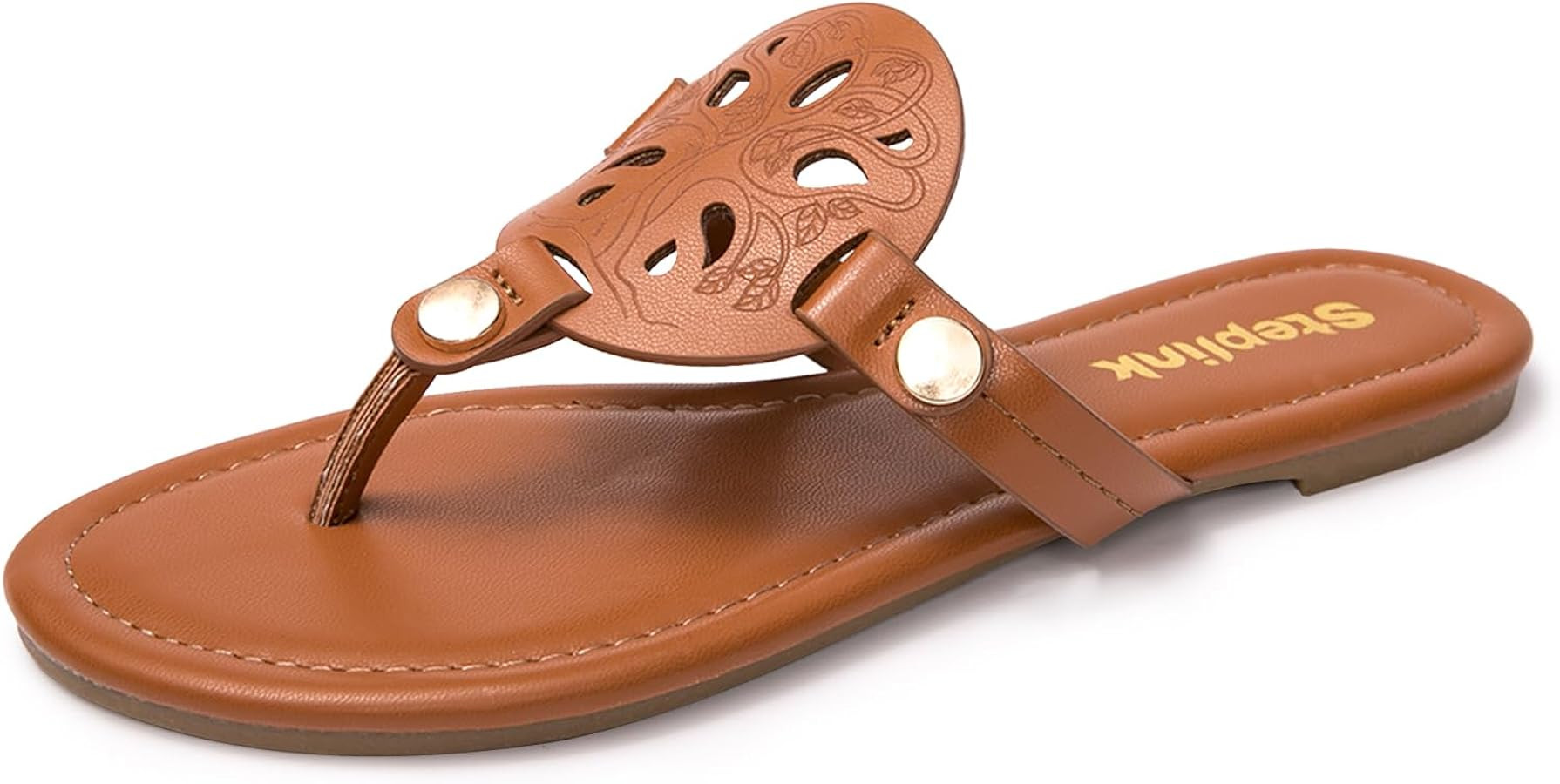 Women's Flat Sandals Slip On Slide Sandals Flip Flop Thong Sandals Casual Summer Sandals Dresy Sa... | Amazon (US)