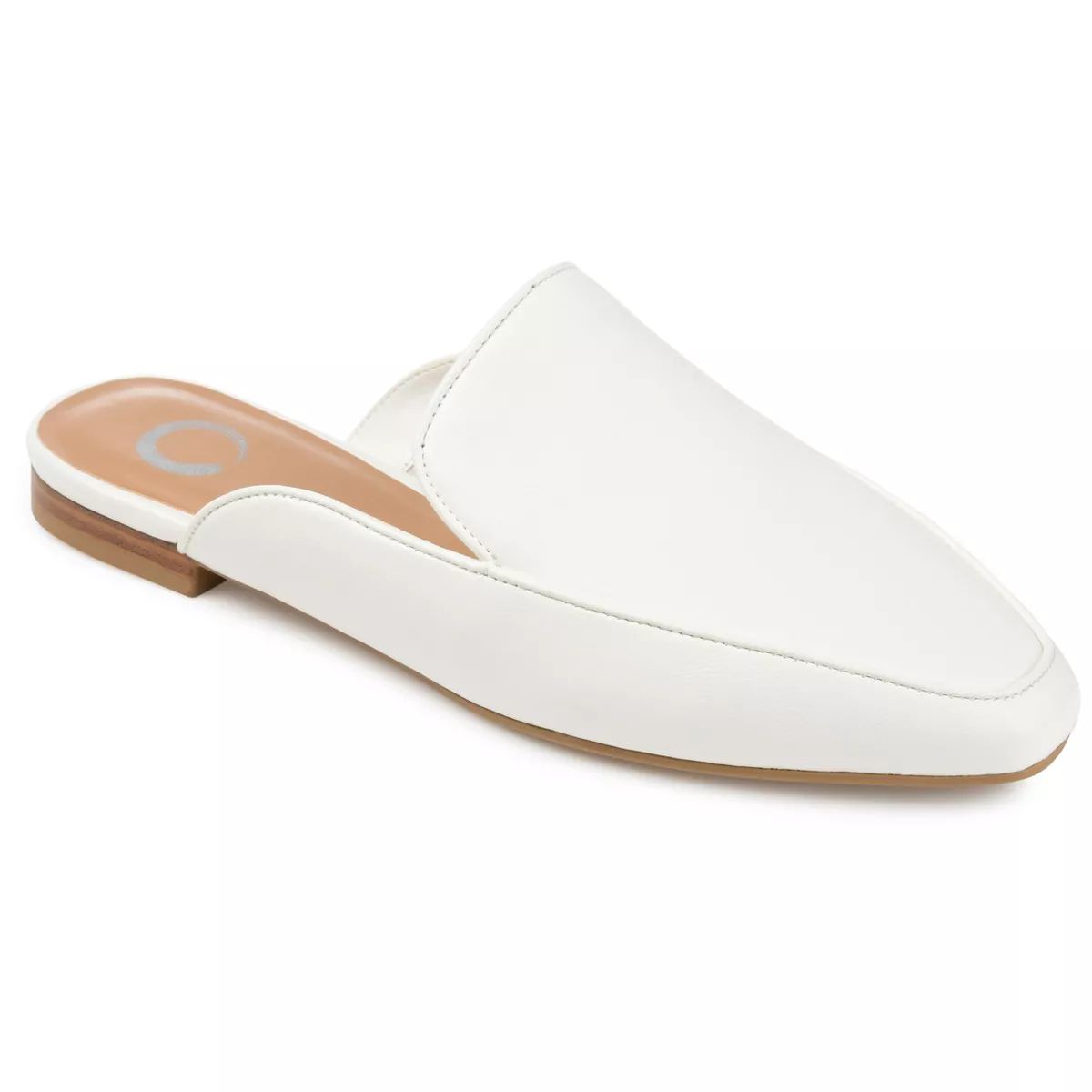 Journee Collection Womens Akza Slip On Square Toe Mules Flats | Target