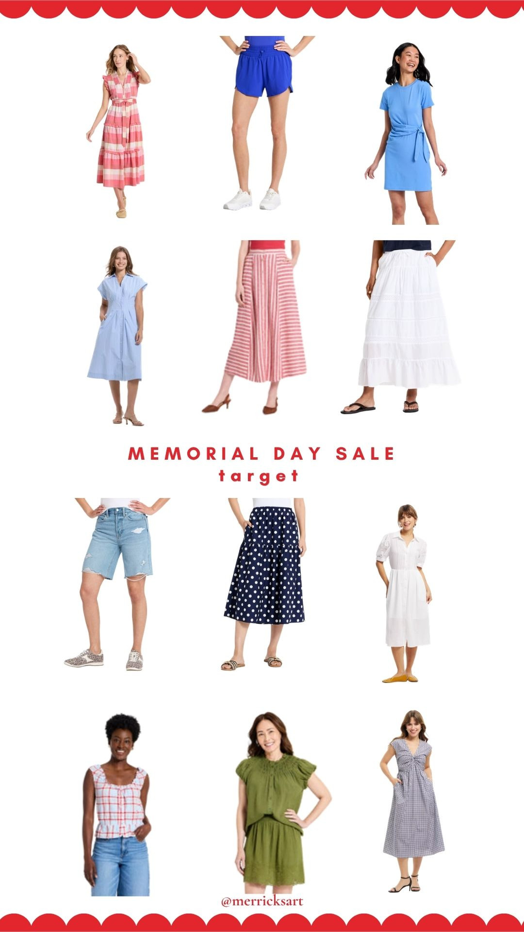 @Target Memorial Day sale 
up to 40 % off clothes for the entire family. Here are some of my favorite picks 

 #LTKSaleAlert