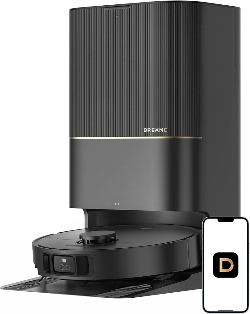dreame X40 Ultra Robotic Vacuum with Removable & Liftable Mop, 12,000Pa Suction, Side Brush Exten... | Amazon (US)