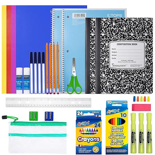 School Supplies for Kids, Back to School Supply Box, Supplies for Girls Or Boys, Supplies Bundle ... | Amazon (US)