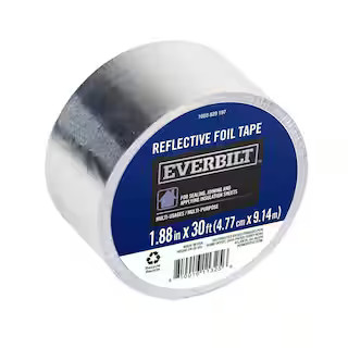 Everbilt 1.88 in. x 30 ft. Reflective Foil Tape for Radiant Barrier 1.88x30RFT - The Home Depot | The Home Depot