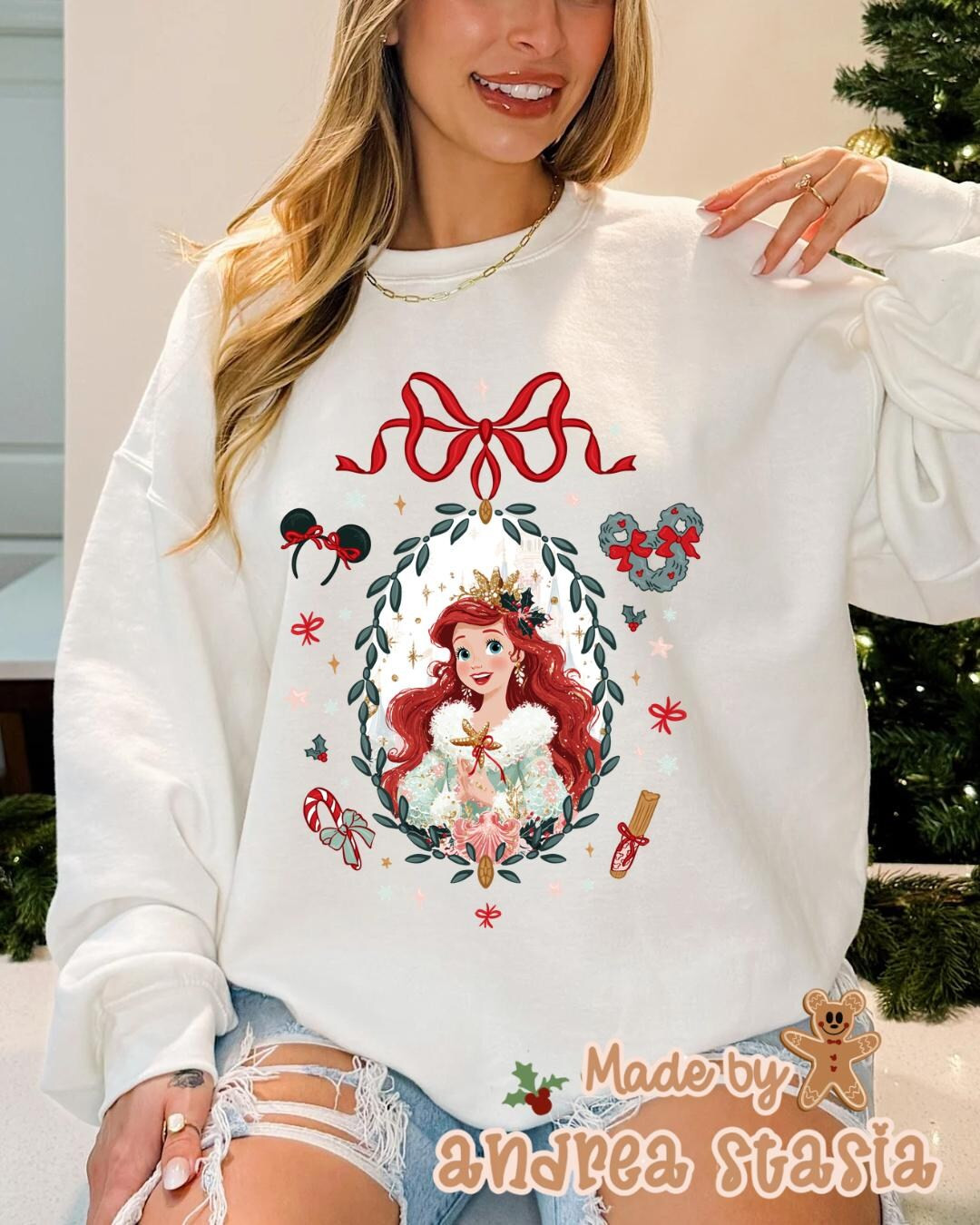 A Mermaids Christmas Adult Crewneck - PREORDER - Etsy | Etsy (US)