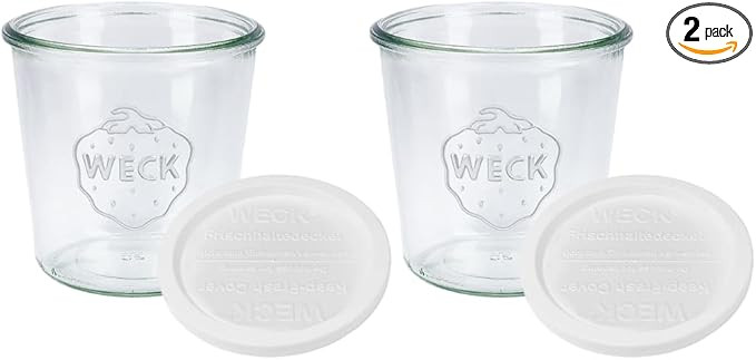 WECK Canning Jars 742 Mold Jars made of Transparent Glass - Eco-Friendly Canning Jar - Storage fo... | Amazon (US)