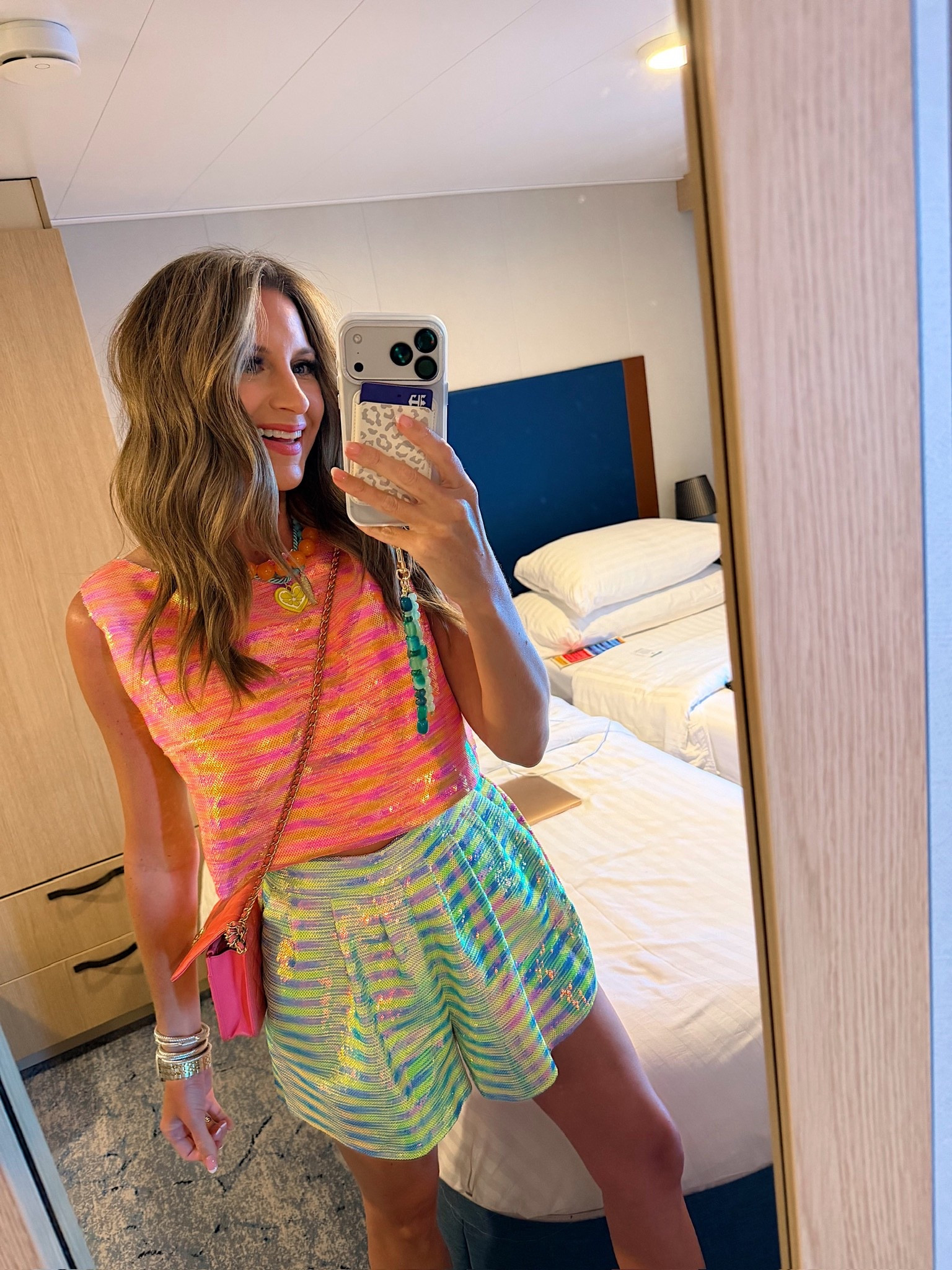 Today’s resort ootd! In a small sequin set, necklaces and accessories- fits tts.

#LTKSeasonal #LTKTravel #LTKootd