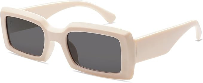 Appassal Rectangle Sunglasses for Women Men Trendy Retro Square Frame Sunnies UV400 Lens AP3616 | Amazon (US)