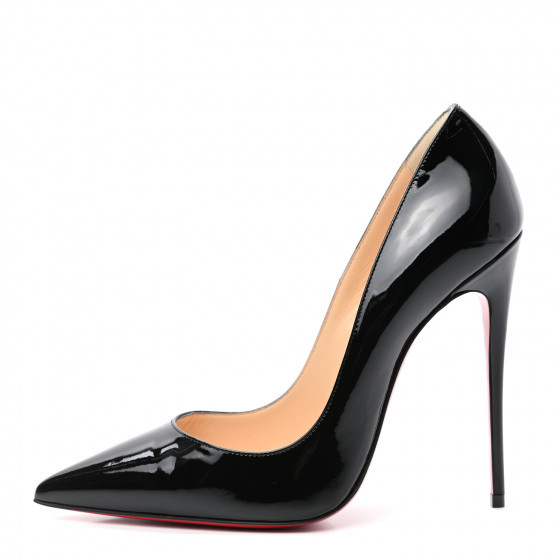 CHRISTIAN LOUBOUTIN Patent So Kate 120 Pumps 39.5 Black | Fashionphile