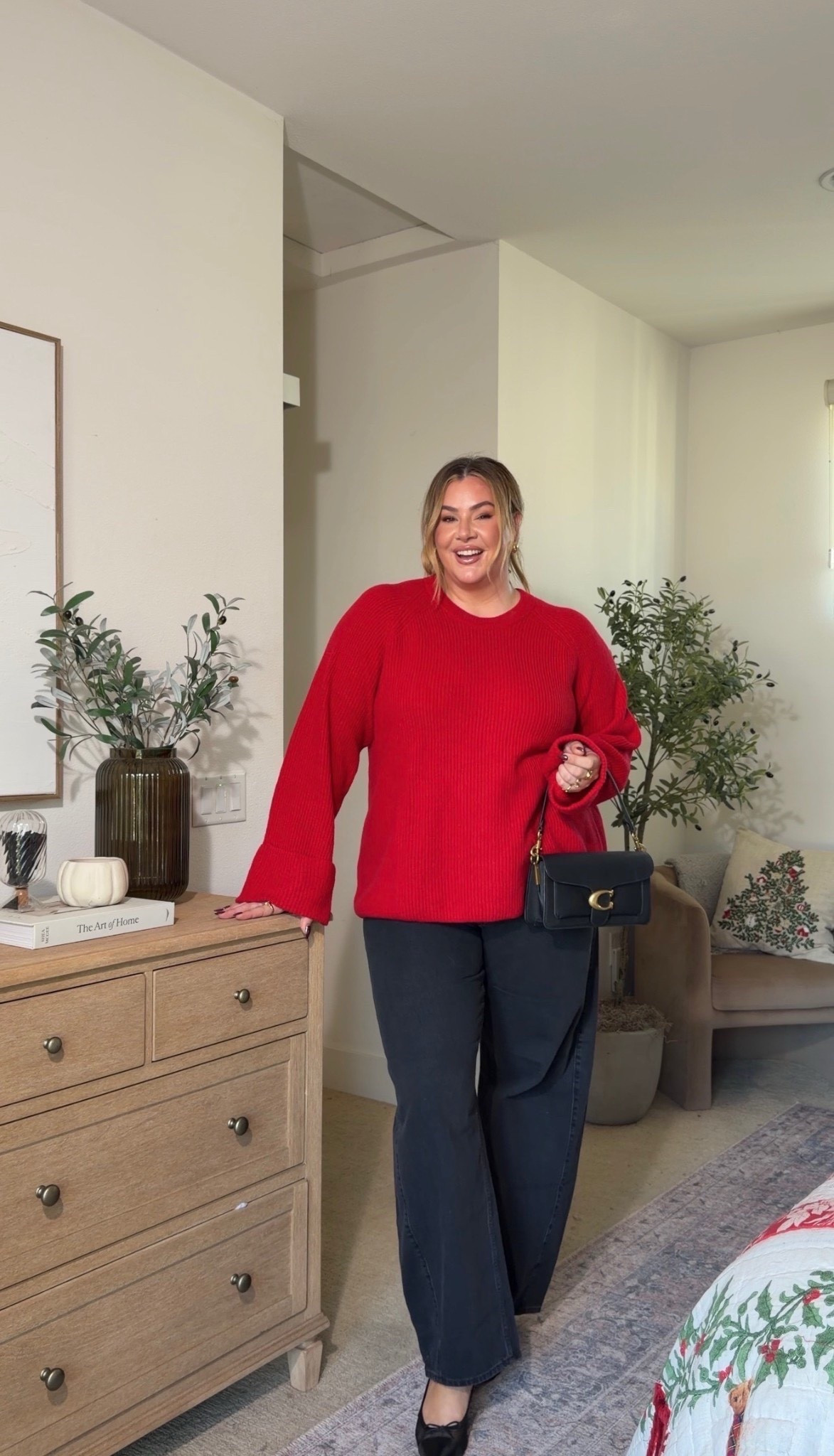 love a red sweater for Valentine’s Day ❤️ 

Sweater linked is 50% off at Gap✨ low stock 

wearing an xl in this sweater and a 35 long in these pants

valentines outfits women, date night outfits women, winter outfits women, curvy girl outfits, curvy girl fashion, Vanessa Etheridge 

#LTKValentine #LTKSeasonal #LTKMidsize