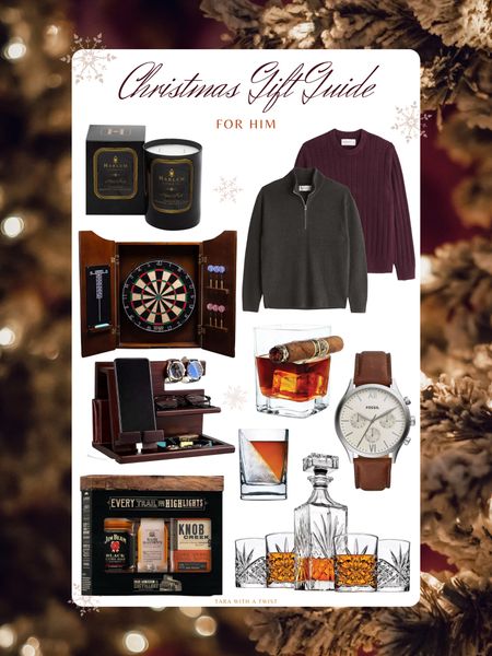 Christmas Gift Guide for Him! 

Be sure to check out my gift guides up top for more gift inspo! 

Christmas Gift Guide
Christmas Gifts
Gifts for Him
Gift Guide for Him
Christmas Gifts for Men
Men’s Gift Ideas
Whiskey Gifts
Personalized Dartboard
Fossil Watch
Docking Station for Desk
Abercrombie & Fitch 

#LTKGiftGuide #LTKHoliday #LTKmens