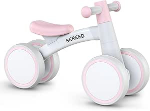 SEREED Baby Balance Bike for 1 Year Old Boys Girls 12-24 Month Toddler Balance Bike, 4 Wheels Tod... | Amazon (US)