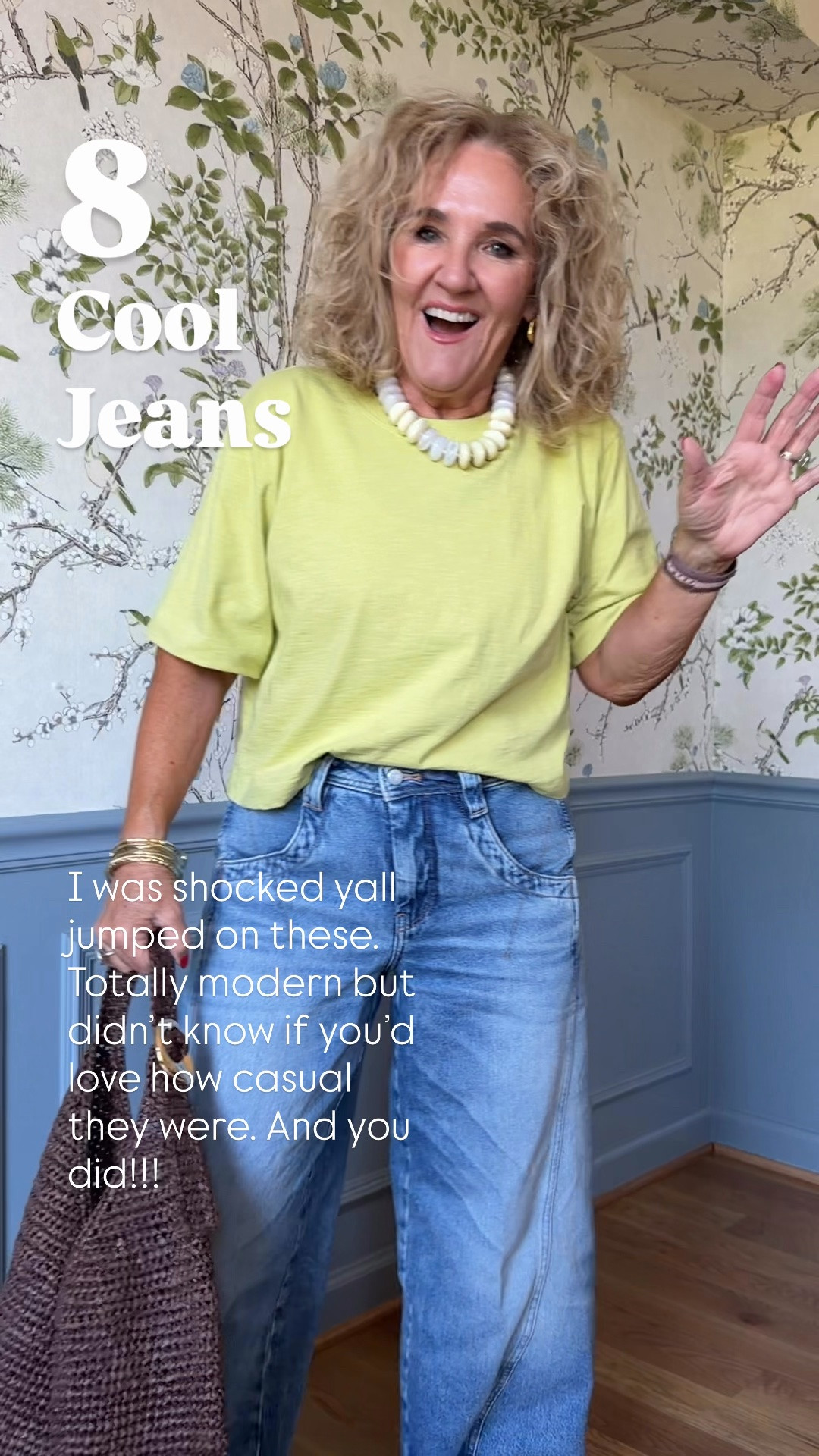 If you want these to sit, relaxed on your hips and size up. I am in my regular size of 29 petite and they’re a bit snug at the waist.
T-shirt size medium. It’s a great weight.

#LTKOver40 #LTKootd #LTKPetite