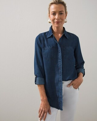 Fringe Denim Shirt | Chico's