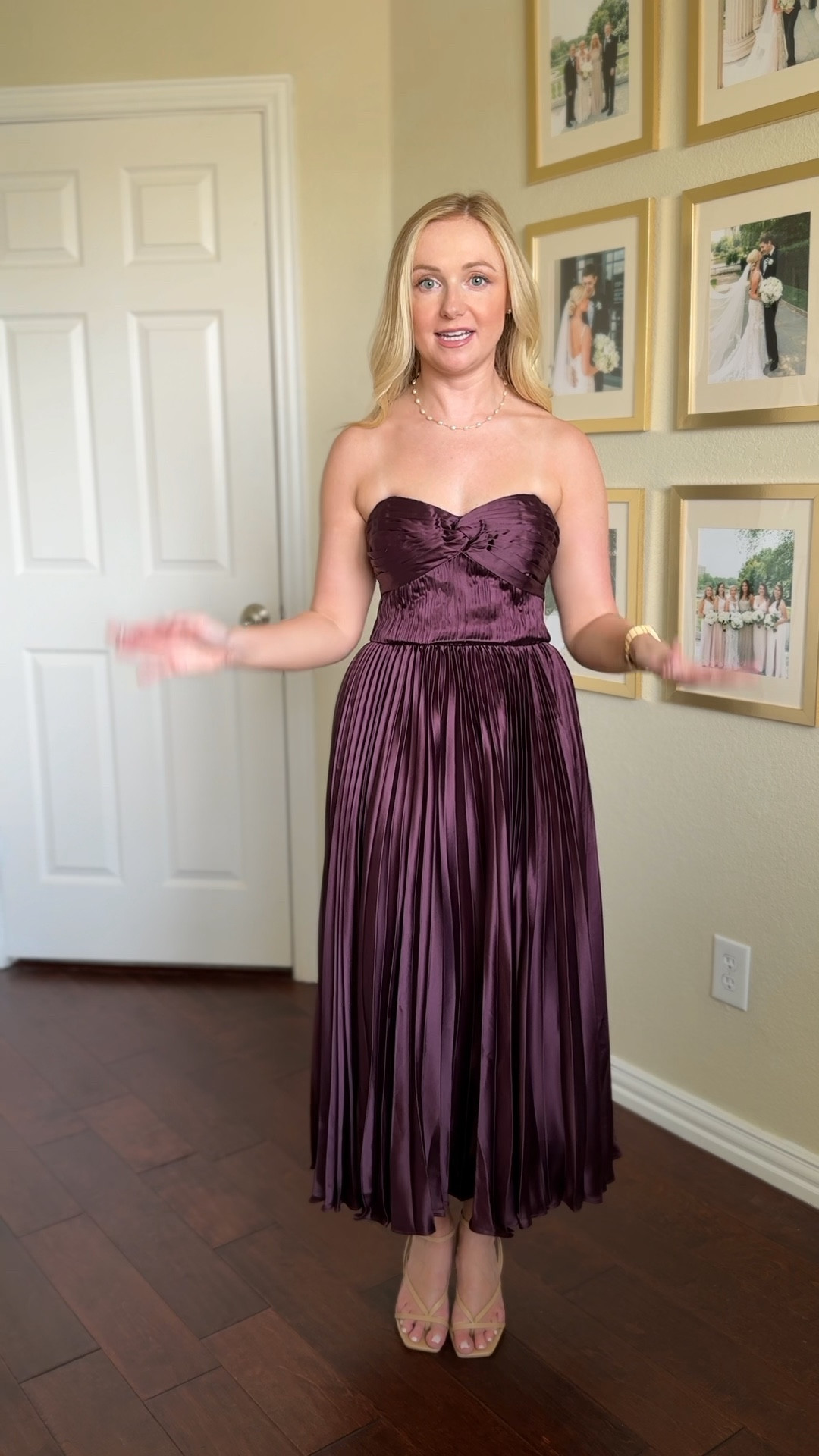 I love this beautiful plum color for a fall wedding! ASTR is one of my favorite brands for formal dresses. Wearing an XS 

#LTKPetite #LTKWedding #LTKSeasonal