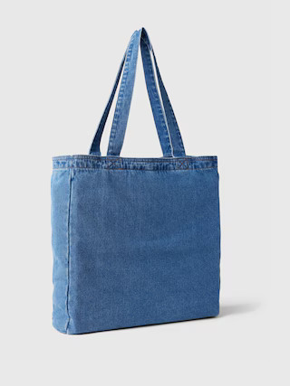Gap Arch Logo Denim Tote Bag | Gap (US)