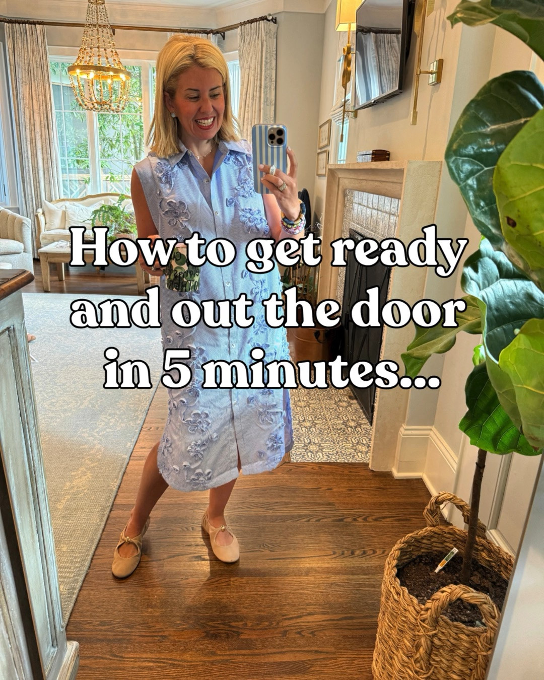 How to get ready and out the door in 5 minutes…..
Dress - xs
Mary Jane’s - 7.5 (sized 1/2 down) 
My go-to makeup….
Dibs - Desert Island Duo in Shade 1
Mascara - shade Brown
Eye Shadow - shade Palladium 
Eye Liner - shade Aubergine
Eye Brightener - shade Elena

*code MIXANDMATCH for 10% off at Dibs
*code Catherine20 at Allie + Bess

#LTKgrwm #LTKootd #LTKmomlife