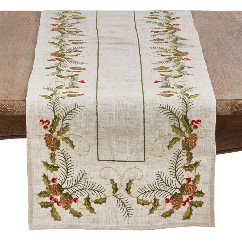 Henrik Rectangle Christmas Table Runner | Wayfair North America