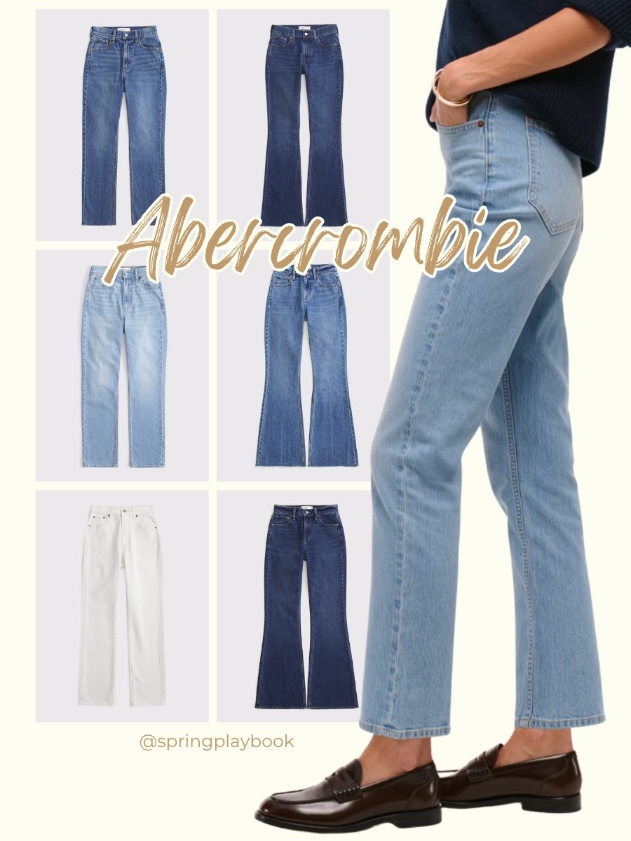 Abercrombie Denim Sale! 30-50% off all jeans. And they brought back my favorite… Curve Love Flares!

Clear/Bright - all washes
True/Warm/Light - medium and light washes

#createdcolorful #createdcolorfulspring #hocspring #tcispring #tcilightspring #pcaspring #lightspring #warmspring #truespring #brightspring #clearspring #paintboxspring #bluespring

#LTKSaleAlert #LTKOver40 #LTKFindsUnder100