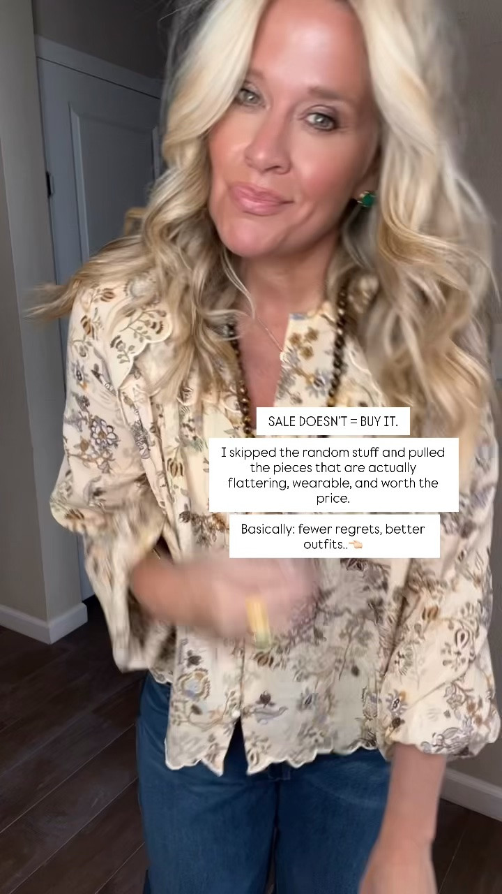 ✨Tap the bell, save and ❤️ start here over 40 fashion, midlife style, midsize fashion and luxury looks for less.  

⬇️Sizing information:
1. Boyfriend jeans 12 tts (size up if in between sizes.) 
2. Barrel jeans 14 size one full size up for relaxed fit
3. Henley large (size up if in between sizes.)
4. Cardigan large (size up if in between sizes.)
5. Boho blouse medium (size down if in between sizes.) 

Don’t buy random Labor Day sale things just because they’re marked down. 😂

I narrowed it down to the pieces I’d actually buy: flattering, wearable, belly-friendly, anti-frumpy, and all Outfit Physics™ approved.

Think boyfriend jeans, barrel jeans, easy fall tops, polished layers, and expensive-looking comfort ... all under $50.

👑 Helping you look good, feel good.-Lindsey Denver   

Check back daily for belly-friendly style, confidence, and Outfit Physics™.

#LTKOver40 #LTKPlusSize #LTKMidsize

Comment SHOP below to receive a DM with the link to this post on my LTK ⬇ https://liketk.it/6mNwN