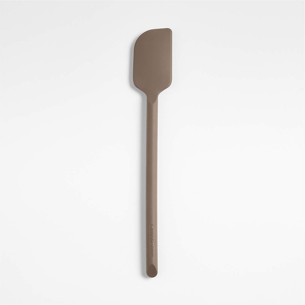 Crate & Barrel Mushroom Brown Silicone Scraper Spatula + Reviews | Crate & Barrel | Crate & Barrel