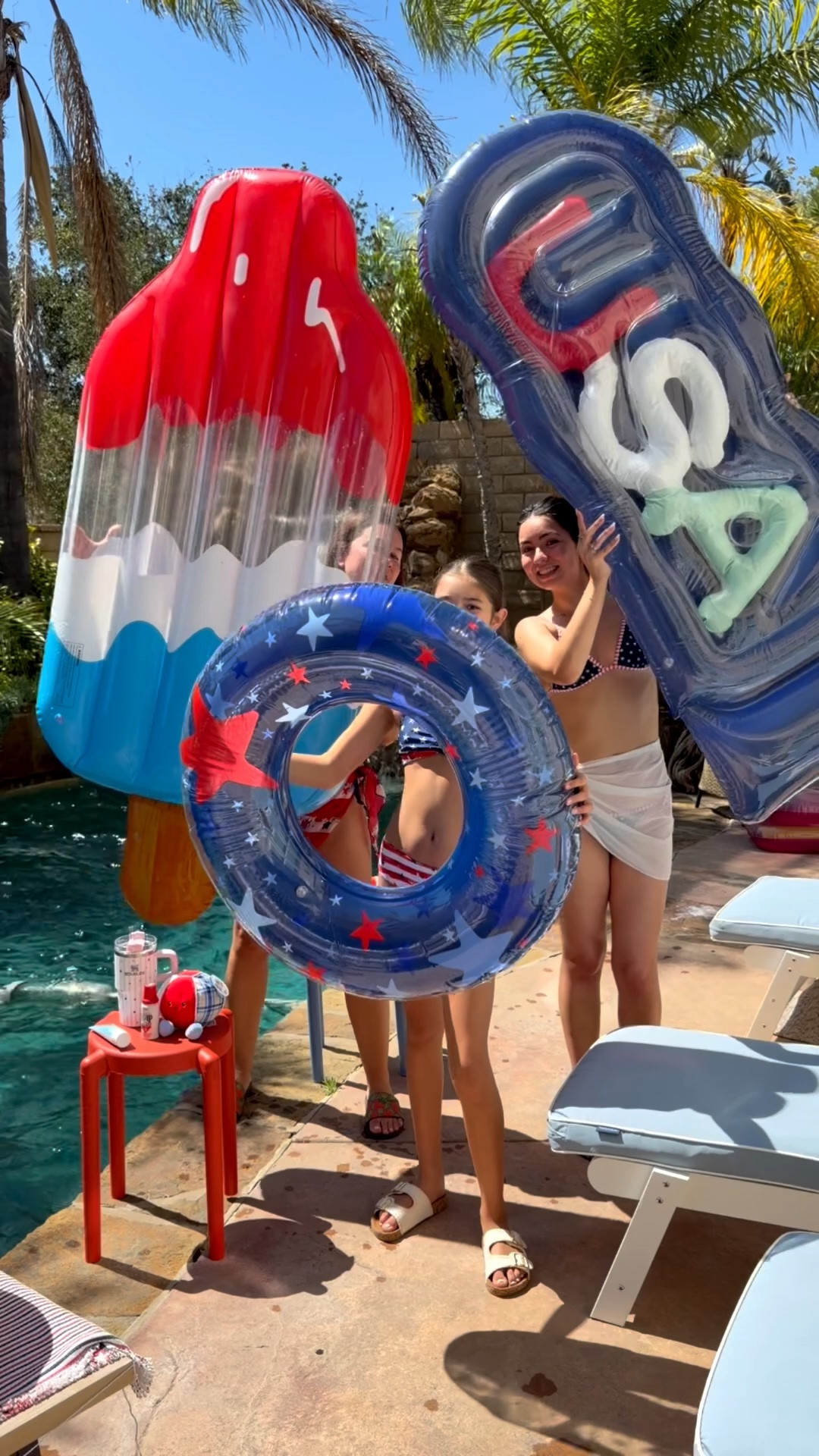 POOL PARTY! Red, White and Blue pool floaties! 4th of July summer party. 4th of July pool floaties. Pool essentials. 4th of July Stanley’s. Girls day. @target #ad #sponsored

#LTKdayinmylife #LTKSeasonal #LTKSwim