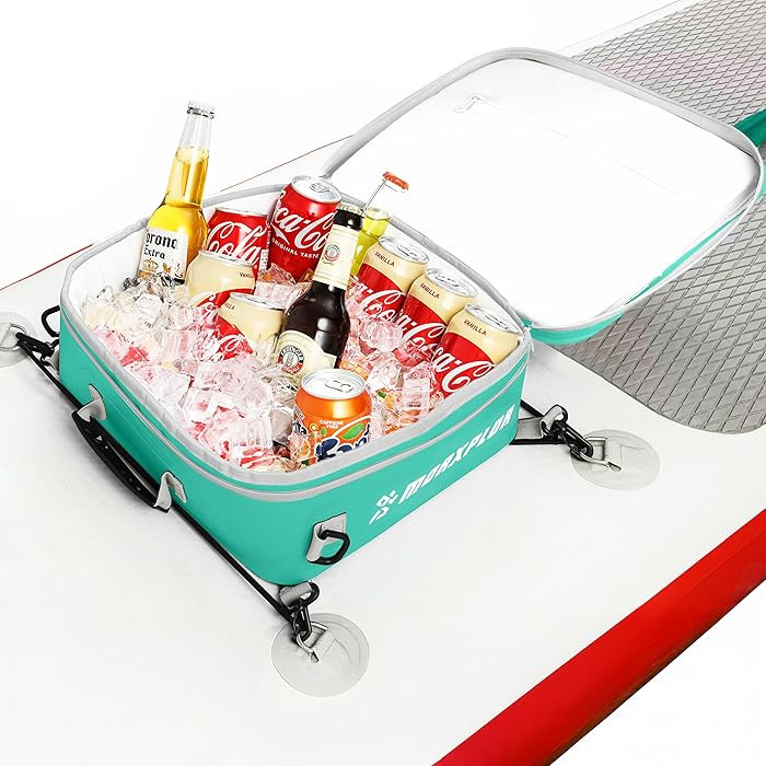 Amazon.com: MORXPLOR Waterproof PVC Material Paddleboard Cooler Deck Bag - 12 Can Soft Insulated ... | Amazon (US)