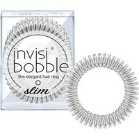 invisibobble Slim Elegant Hair Ties - Chrome (Pack of 3) | Look Fantastic (US & CA)