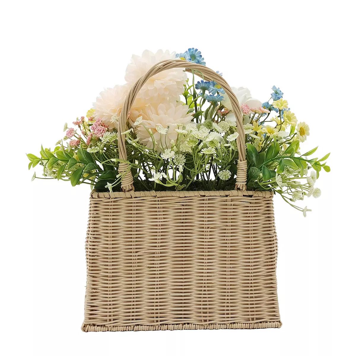 Sonoma Goods For Life® Artificial Mixed Floral Arrangement Basket Table Decor | Kohl's