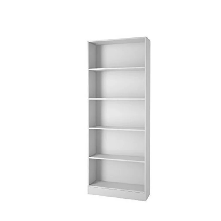 Tvilum Element Adjustable 5 Shelf Bookcase, Storage Home Office Bookshelf for Adults, White | Walmart (US)
