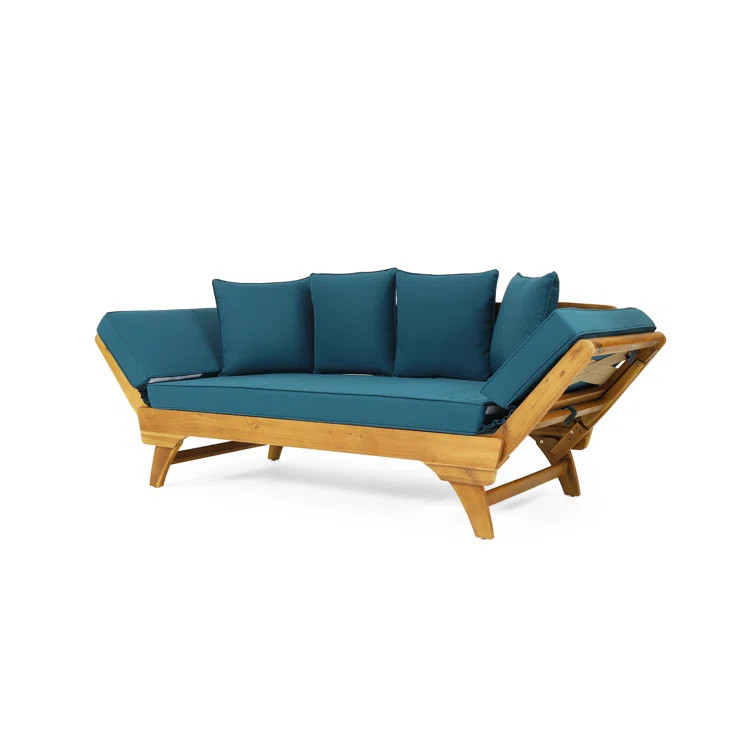 Alamo 82'' Acacia Outdoor Patio Daybed | Wayfair North America