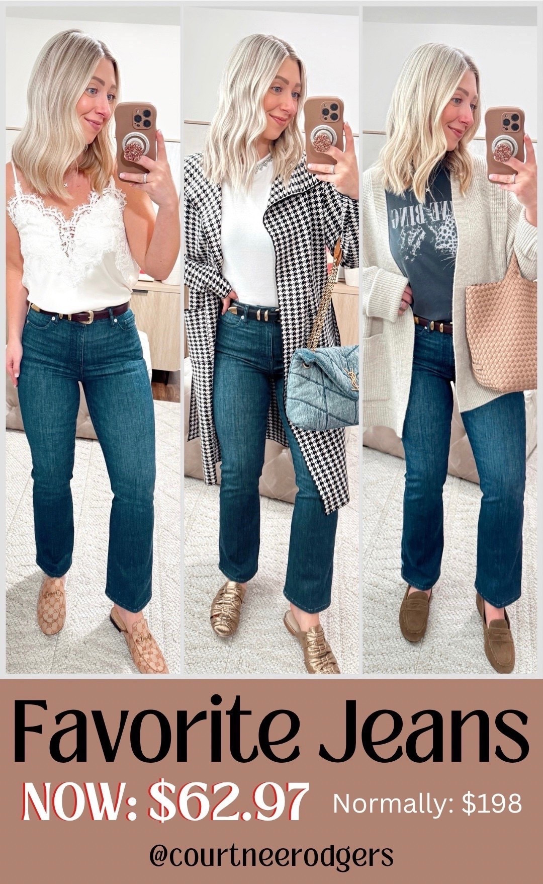 My favorite jeans lately on mega sale! 💙 If between sizes, size down as they’re very stretchy! Size XS tank, size XS white tee (both run big), size small Anine Bing tee 

Casual outfits, frame denim, petite outfits, styling outfits 

#LTKPetite #LTKFindsUnder100 #LTKSeasonal