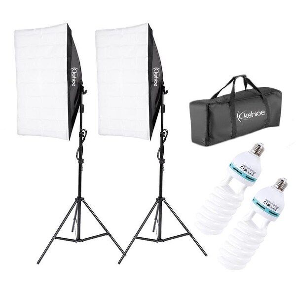 5500K Photo Studio Video Photographic Soft Light Box Set with 2 135W Bulbs | Bed Bath & Beyond