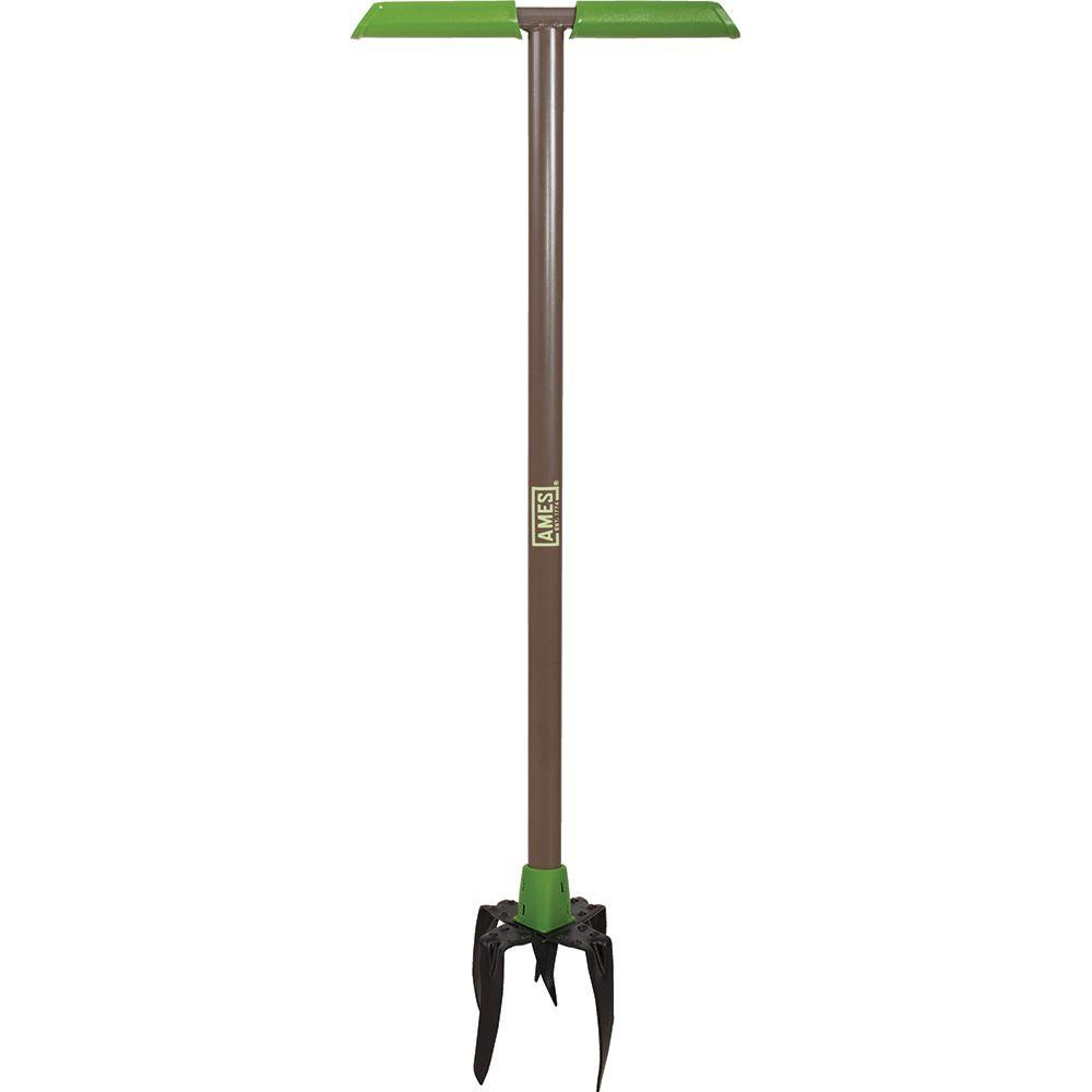Ames Stand-Up Hand Tiller for Garden-2917100 - The Home Depot | The Home Depot