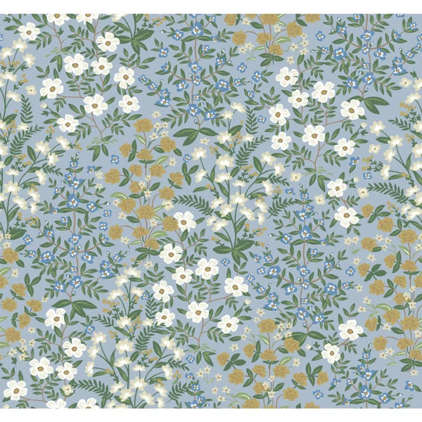 Wildwood Garden 27" L x 27" W Smooth Wallpaper Roll | Wayfair North America