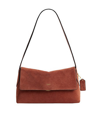 COACH Chelsea Medium Suede Slim Shoulder Bag 30 - Macy's | Macy's