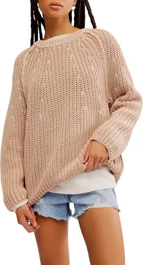 Free People Take Me Home Cotton Sweater | Nordstrom | Nordstrom