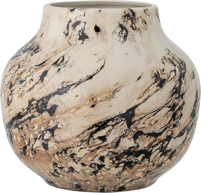 Bloomingville Janka 82057546 Vase Made of Stoneware Brown 23.5 x 21.5 cm | Amazon (US)