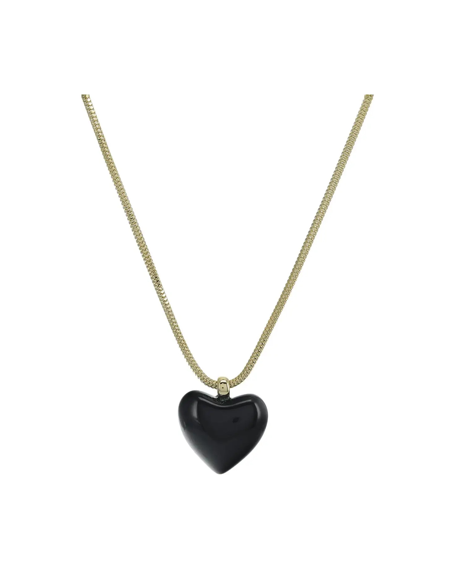 Madewell Glass Puffy Heart Pendant Necklace | Zappos