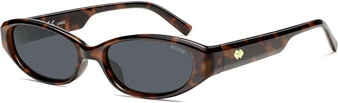 SOJOS Trendy Cat Eye Polarized Sunglasses for Women Fashion Cateye Chic Narrow Y2K Sun Glasses SJ... | Amazon (US)