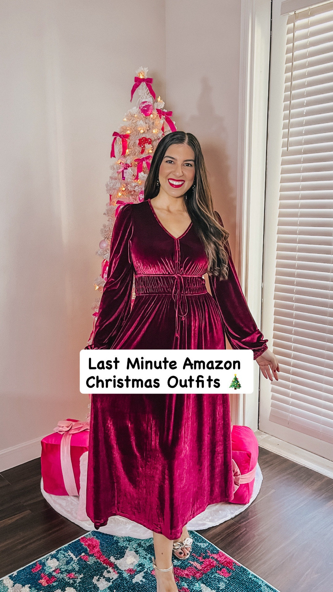 Amazon Christmas Outfits 🎄✨ Bow Sweater 🎀 with the comfiest sparkle pants. Seriously so good 💙 Beautiful Plaid 2 piece set 🩷 Velvet Dress perfection and a pop of green blazer with lace top and lace shorts 🖤



#LTKSeasonal #LTKFindsUnder50 #LTKHoliday