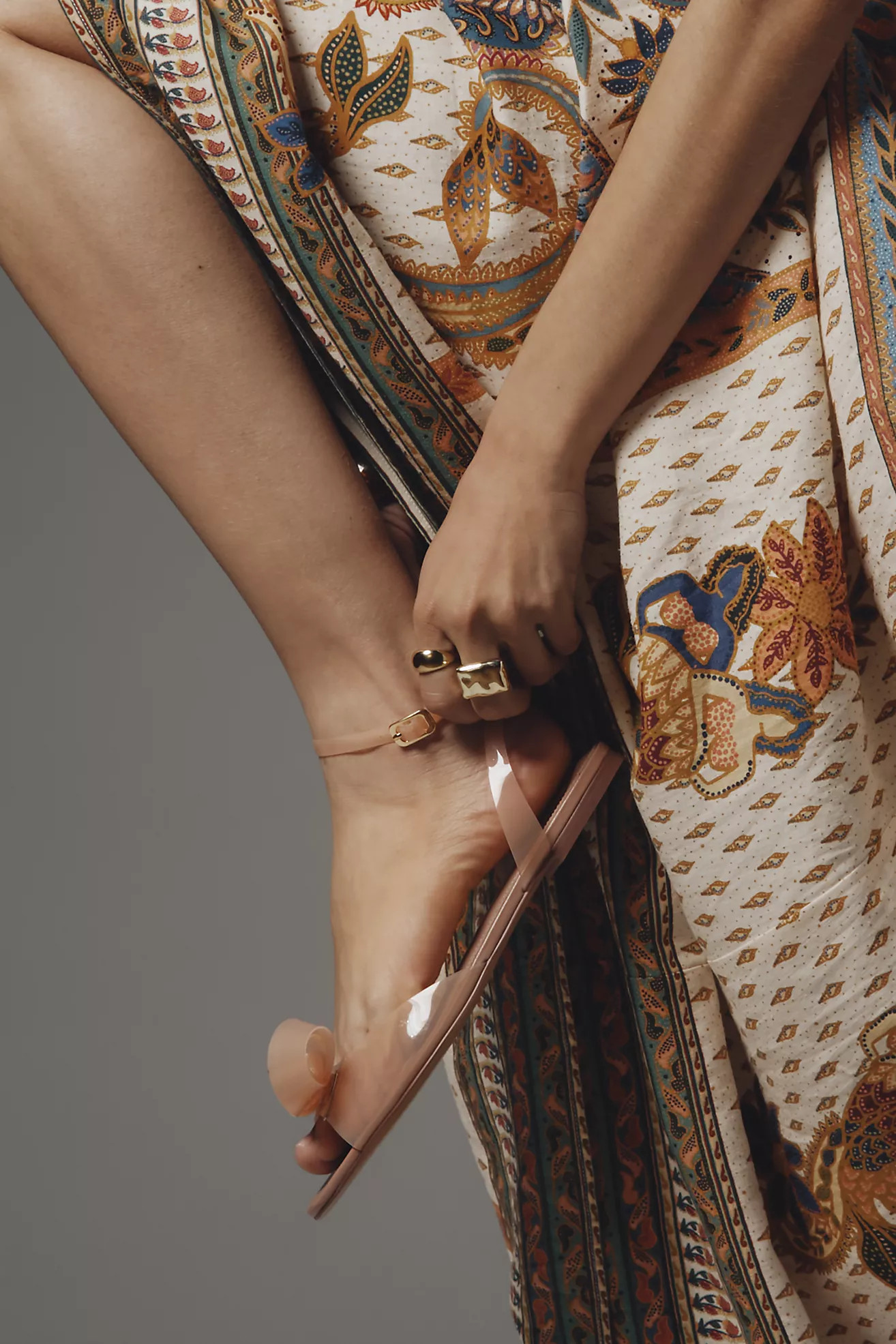 Lola Cruz Jelly Bow Sandals | Anthropologie (US)