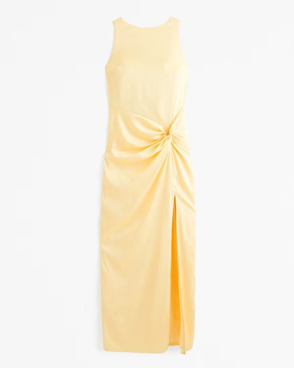 Women's Draped Skirt Maxi Dress | Women's The A&F Wedding Shop | Abercrombie.com, Spring Style | Abercrombie & Fitch (US)
