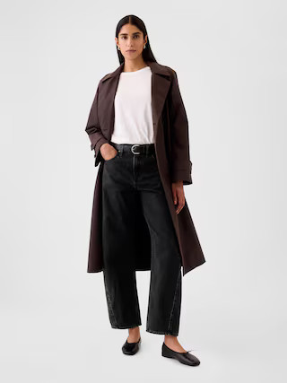 High Rise Barrel Jeans | Gap (US)