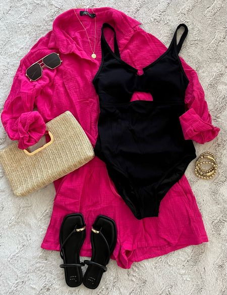 Vacation outfit
Linen set (tts, s)
Swimsuit (sized up, m)

#LTKtravel #LTKfindsunder50 #LTKswim