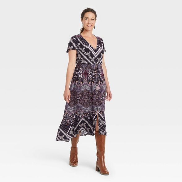 Target/Women/Women's Clothing/Dresses‎Women's Ruffle Short Sleeve Smocked Dress - Knox Rose™S... | Target