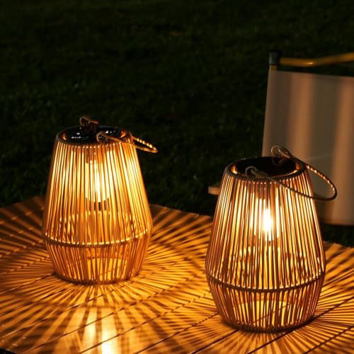 Solar Lanterns, KagoLing Solar Lanterns Outdoor Waterproof Gifts for Women Hanging Lights Outdoor Christmas Lamp Lights Decoration for Outside Garden,Yard,Patio,Porch,Trees,Lawn,Pathway Decor, 2 Pack | Amazon (US)