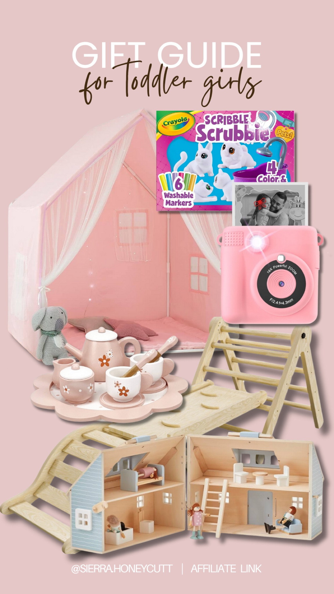 Amazon gift guide for toddler girls! 

Seasonal, kids, girls, toddlers, camera, pickler, tent, tea set 

#LTKGiftGuide #LTKHoliday #LTKSeasonal